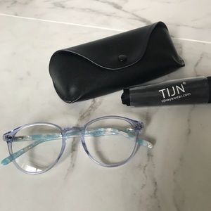 Blue marble non prescription glasses